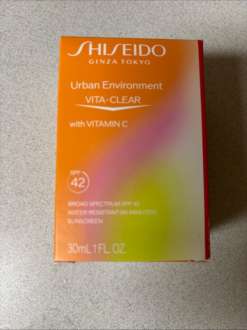 BNIB Shiseido Vita-Clear Urban Environment Sunscreen WITH VITAMIN C 1oz